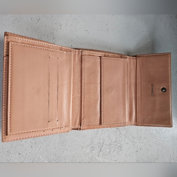 Chanel Vintage Chocolate Bar Trifold Wallet - Picture 8 of 17